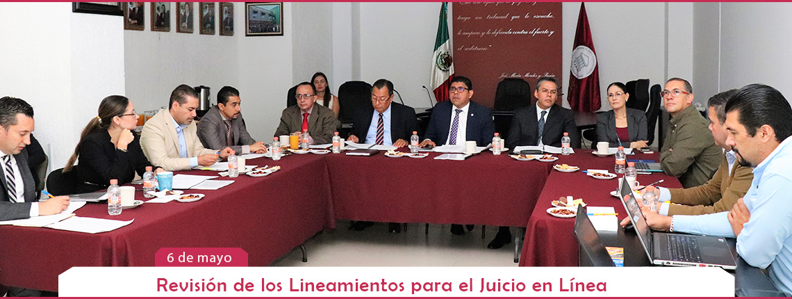 El Tribunal Administrativo perfila los lineamientos para Juicio en Línea  