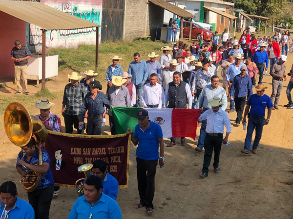 El ejido de San Rafael, en la sierra de Tacámbaro, cumple 80 años de vida