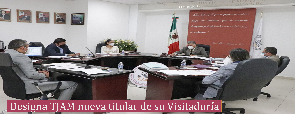 TJAM designa nueva titular de su Visitaduría