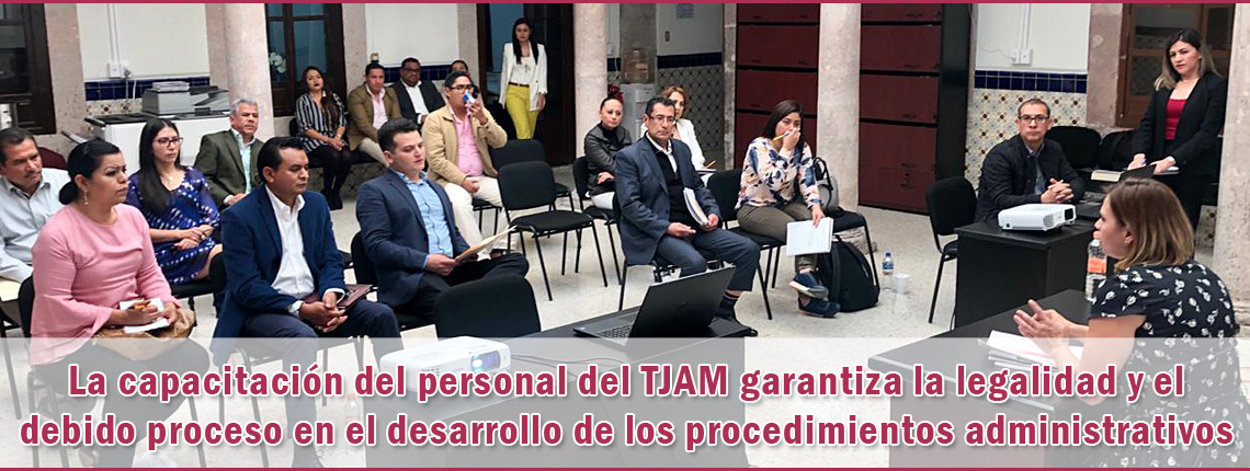 TJAM capacita a defensores públicos