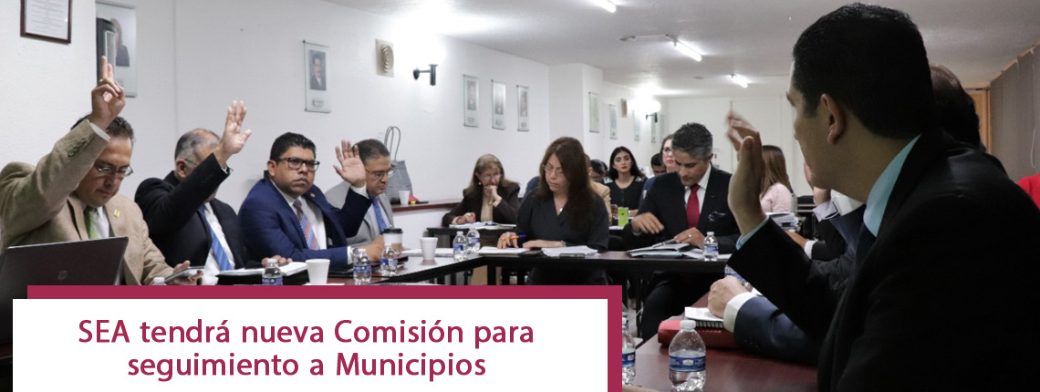 SEA tendrá nueva Comisión para seguimiento a Municipios